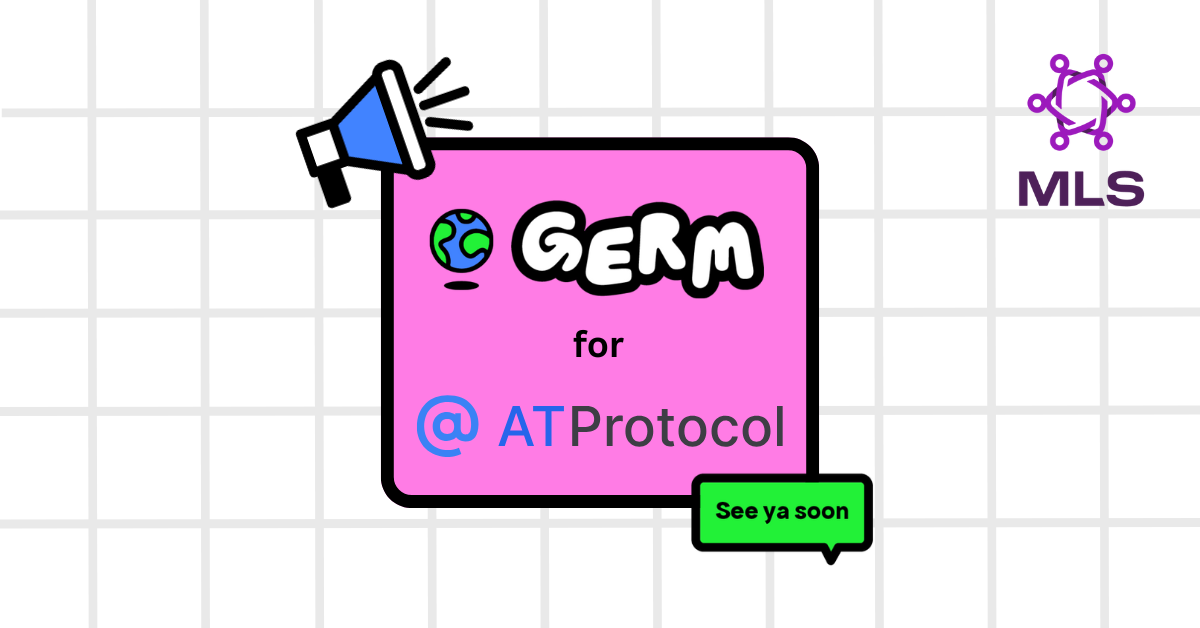 Join the beta waitlist: Germ DM is integrating with your Bluesky handle!